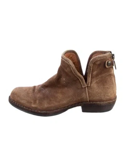 Pre-owned Fiorentini + Baker Suede Boots In Brown