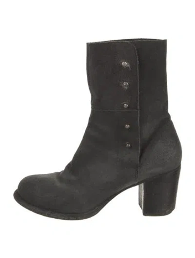 Pre-owned Fiorentini + Baker Suede Sock Boots In Gray