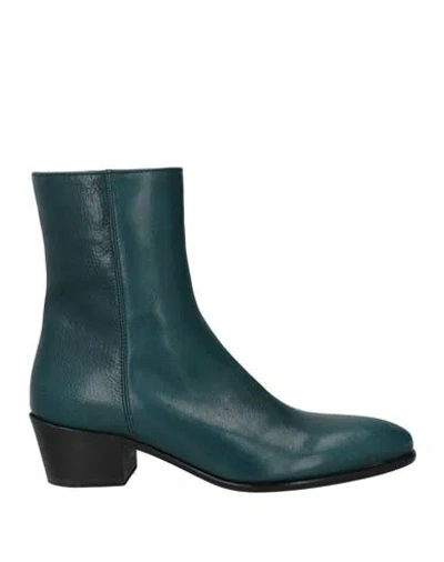 Fiorentini + Baker Fiorentini+baker Woman Ankle Boots Deep Teal Size 8 Leather In Green