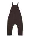 Fiorile Toddler Girl Overalls Brown Size 6 Cotton, Polyester In Brown