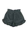 Fiorile Toddler Girl Shorts & Bermuda Shorts Charcoal Size 6 Cotton, Elastane In Black
