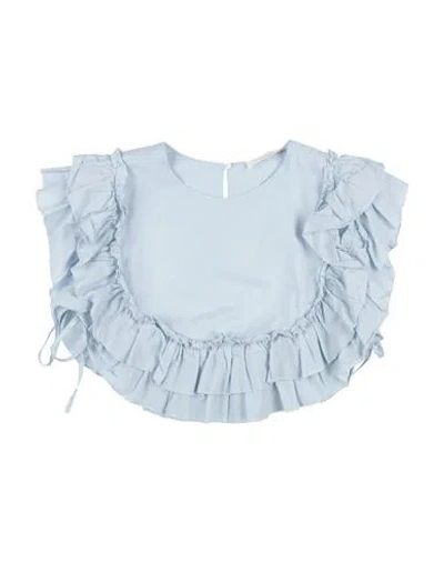 Fiorile Babies'  Toddler Girl Top Light Blue Size 4 Cotton
