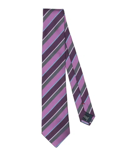 Fiorio Man Ties & Bow Ties Antique Rose Size - Silk In Pink