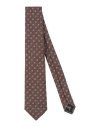 Fiorio Man Ties & Bow Ties Brown Size - Silk In Brown
