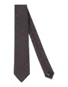 Fiorio Man Ties & Bow Ties Charcoal Size - Silk In Grey