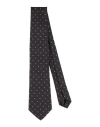 Fiorio Man Ties & Bow Ties Charcoal Size - Silk, Viscose In Grey