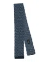 Fiorio Man Ties & Bow Ties Midnight Blue Size - Linen In Blue