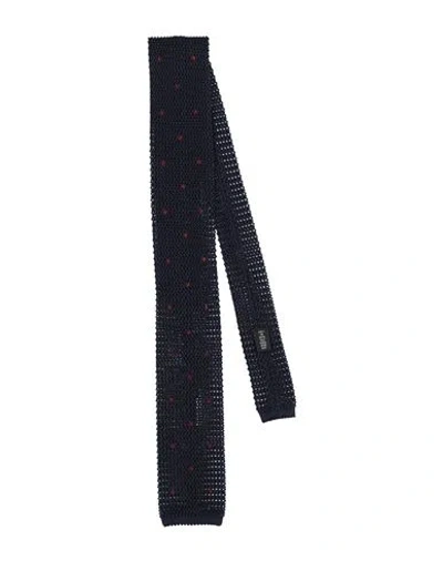 Fiorio Man Ties & Bow Ties Midnight Blue Size - Silk