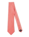 Fiorio Man Ties & Bow Ties Red Size - Silk In Red