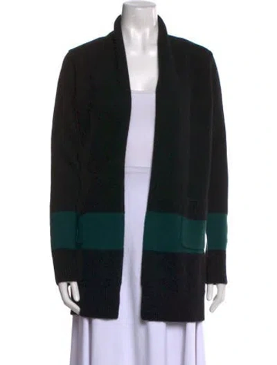 Pre-owned Fiorla Cashmere Printed Sweater W/ Tags In Black