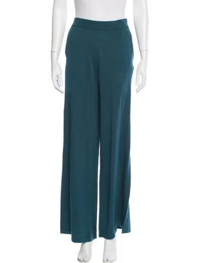 Pre-owned Fiorla Silk Sweatpants W/ Tags In Blue