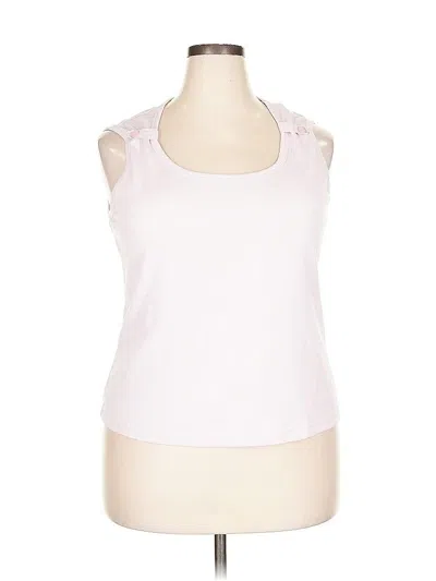 Pre-owned Fiorlini International Tank Top Pink Sweetheart Neckline Tops