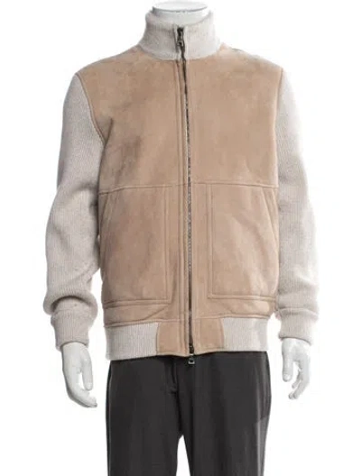 Pre-owned Fioroni Bomber Jacket In Neutrals