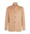 Fioroni Cashmere Camel And Suede Jacket