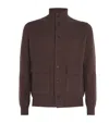 Fioroni Cashmere Cashmere Cardigan In Brown