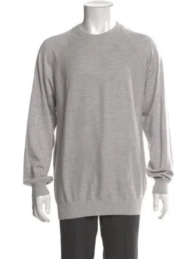 Pre-owned Fioroni Cashmere Crew Neck Pullover In Gray
