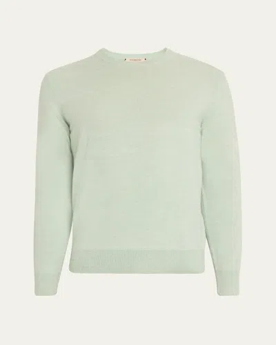 Fioroni Men's Cashmere Crewneck Sweater In Prato