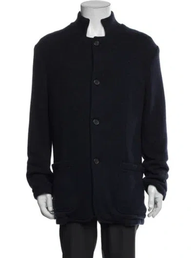 Pre-owned Fioroni Virgin Wool Jacket In Blue