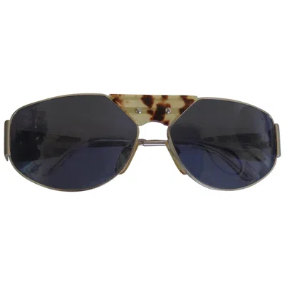 Pre-owned Fiorucci 1990s Vintage Blu Lents Tortoise Unisex Sunglasses From Italy In Black