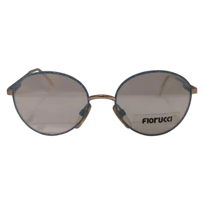 Pre-owned Fiorucci 1990s Vintage Light Blue Frames Unisex Sunglasses From Italy