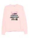 Fiorucci Abduction Printed Sweatshirt In Pink