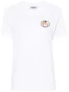 Fiorucci Cotton T-shirt With Angels Print In White