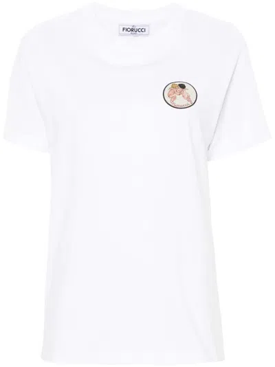 Fiorucci Angel Patch Regular Fit T-shirt In White