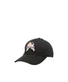 Fiorucci Angels-patch Canvas Cap In Black