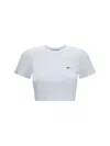 Fiorucci Angels Patch Cropped T-shirt In White