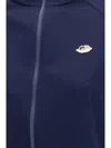 Fiorucci Cropped With Angels Patch Sweatshirt In Blue