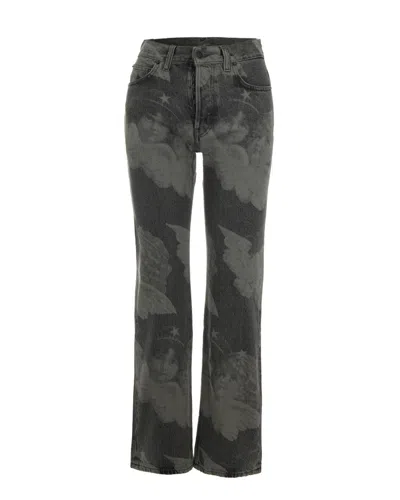 FIORUCCI ANGELS STRAIGHT FIT JEANS - GREY