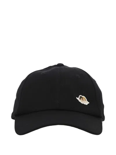 Fiorucci Angels-patch Baseball Cap In Black