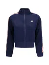 Fiorucci Cropped With Angels Patch Sweatshirt In Blue