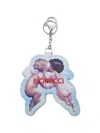 Fiorucci Multicolor Key Ring In Blue