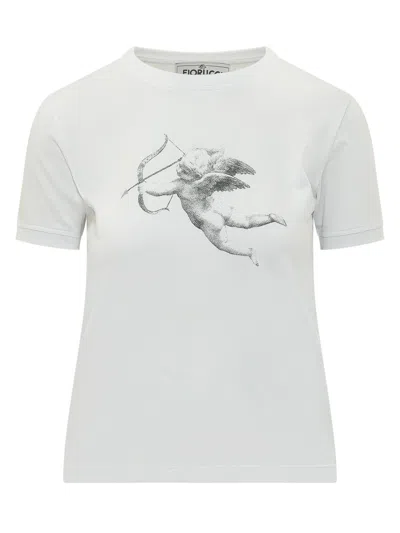 Fiorucci Baby T-shirt With Graphic Print In White
