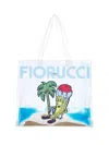 Fiorucci Ice-cream Graphic Tote Bag In Neutral
