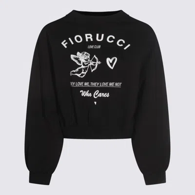 FIORUCCI BLACK COTTON SWEATSHIRT