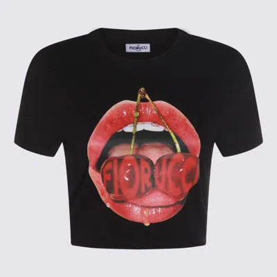 FIORUCCI BLACK COTTON T-SHIRT