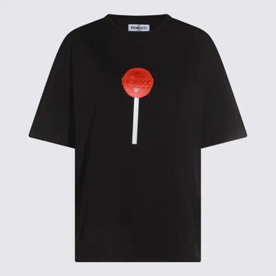 FIORUCCI BLACK COTTON T-SHIRT
