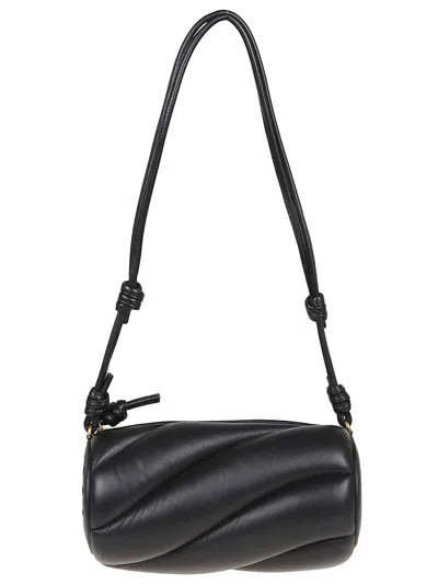 Fiorucci Black Leather Mella Bag
