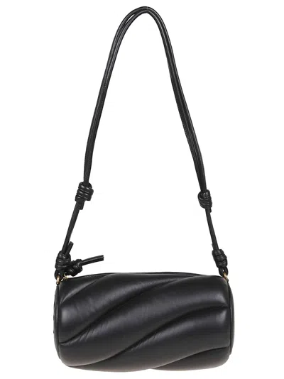 Fiorucci Black Leather Mella Bag