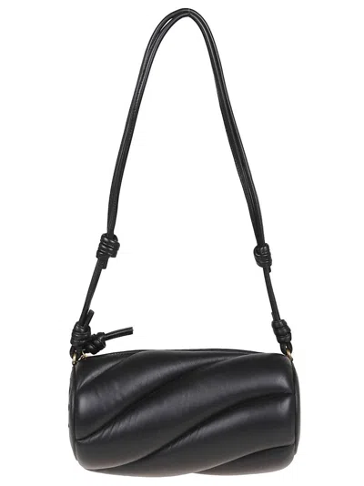Fiorucci Black Leather Mella Bag