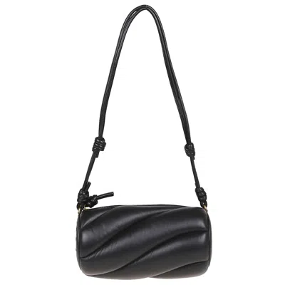 FIORUCCI FIORUCCI BLACK LEATHER MELLA BAG