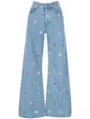 Fiorucci Blue Denim Jeans In Blue
