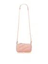 Fiorucci Cylindrical Quilted Micro Mella Bag In Color Carne Y Neutral