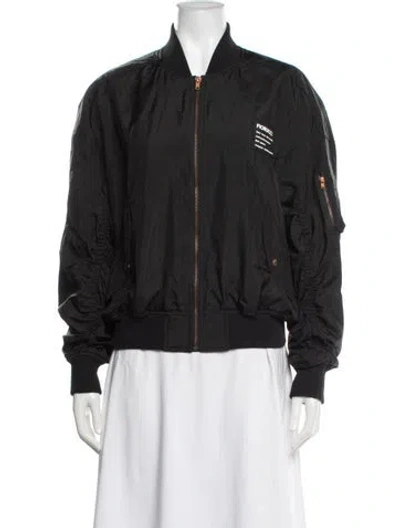 Pre-owned Fiorucci Bomber Jacket In Black