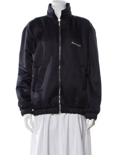 Pre-owned Fiorucci Bomber Jacket In Blue