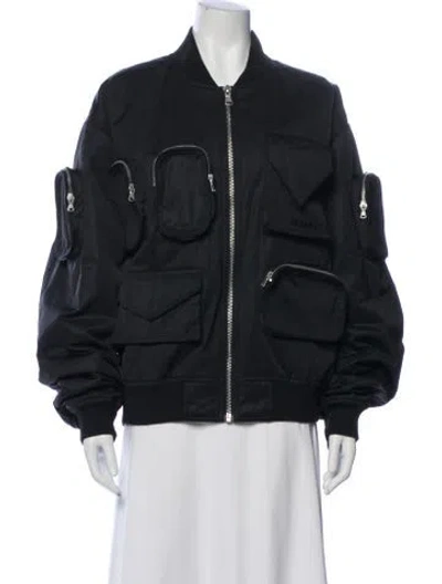 Pre-owned Fiorucci Bomber Jacket In Blue