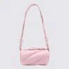Fiorucci Cylindrical Quilted Micro Mella Bag In Pink