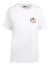 Fiorucci Cotton T-shirt With Angels Print In White